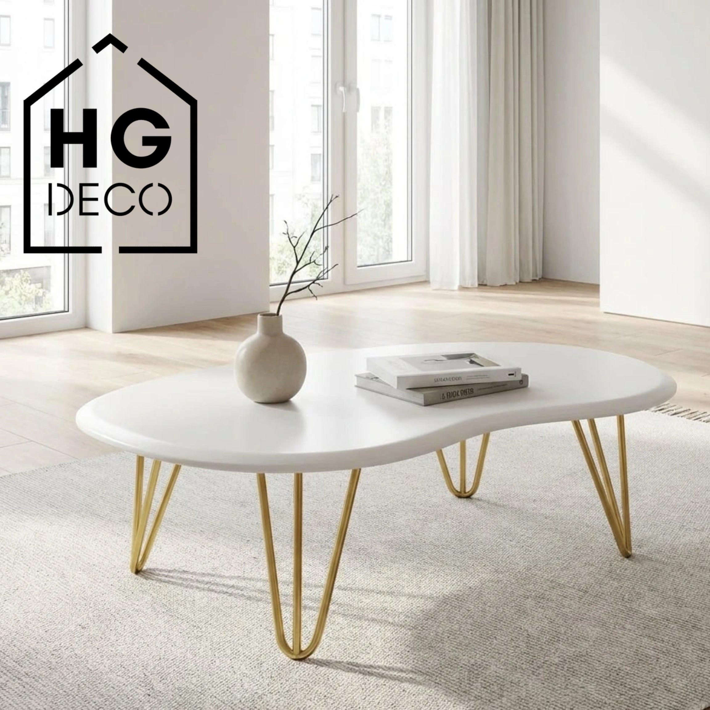 Noga meblowa do szafki pufy TL25 złoty HGDECO