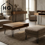 Noga meblowa do szafki pufy TL25 czarny HGDECO