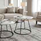 RING 40 cm black coffee table frame HGDECO