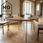 Noga meblowa do stołu biurka konsoli TL70 złoty HGDECO