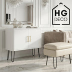 Noga do szafki komody pufy DP25 czarny HGDECO