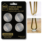Set of clear furniture feet pads 4 pcs. HGDECO