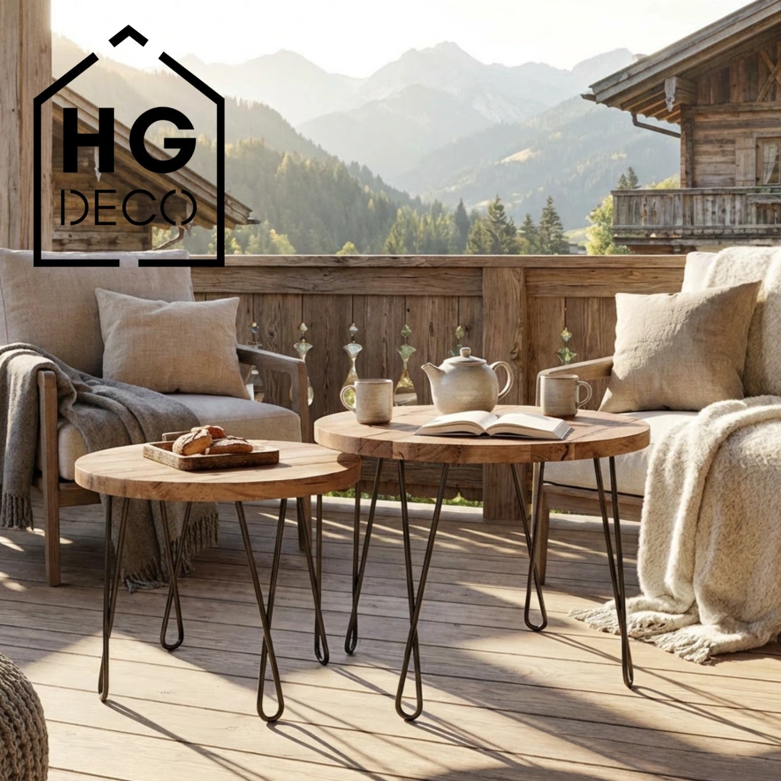 Noga do stolika kawowego ławy DX50 czarny HGDECO