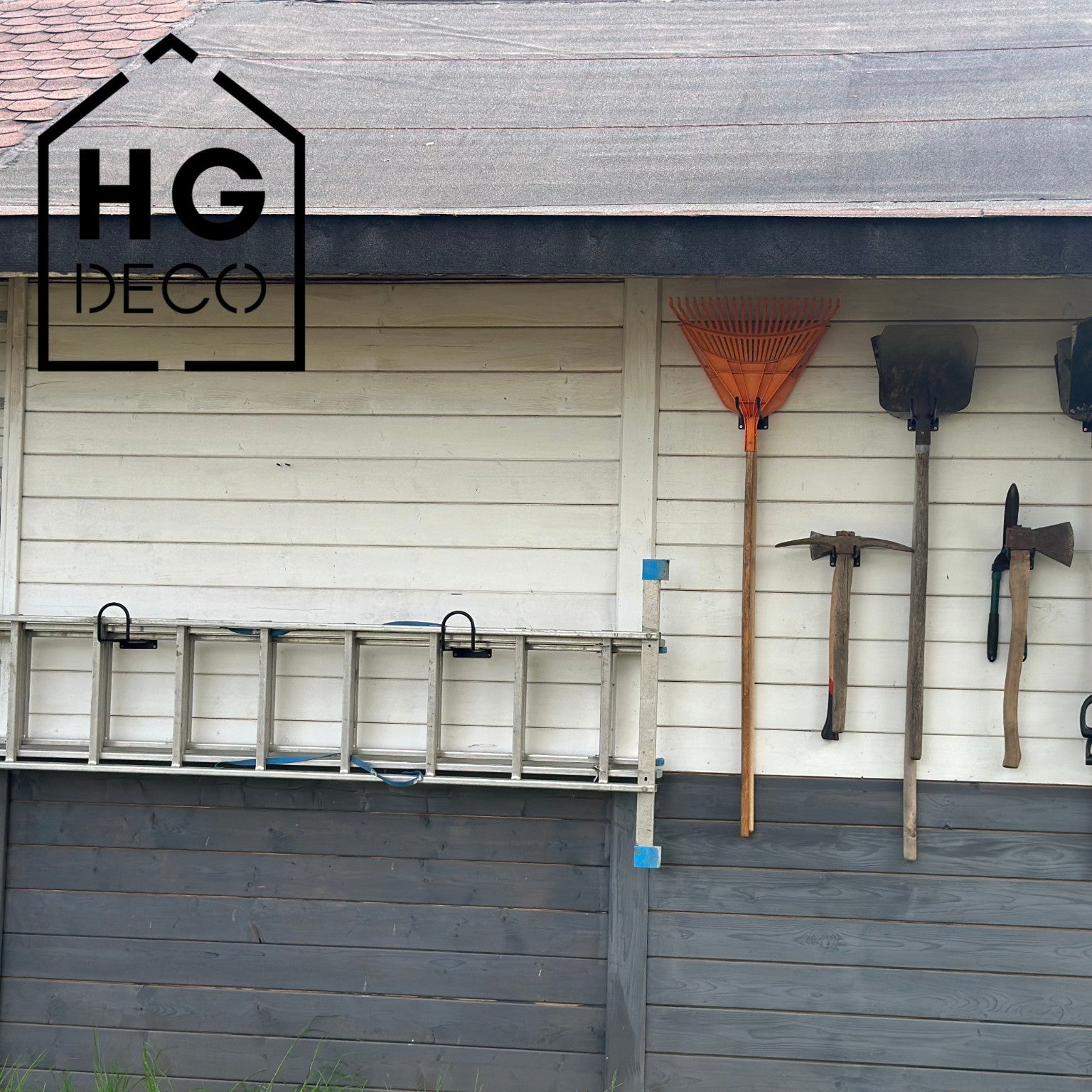 Metalowy uchwyt ścienny ORDO HK15 na narzędzia sprzęt sportowy 15 cm HGDECO