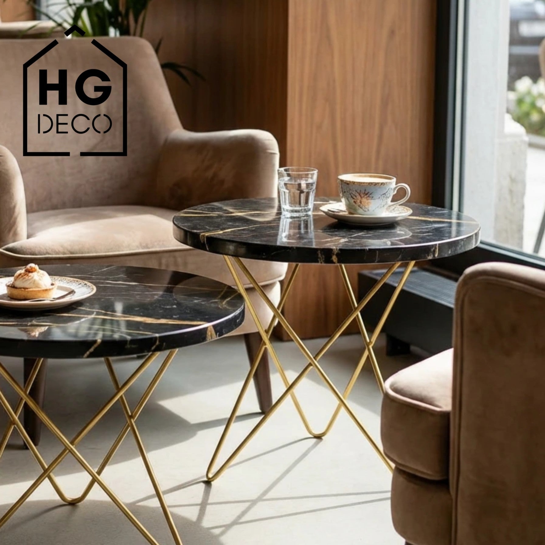 STAR 50 cm gold coffee table base HGDECO