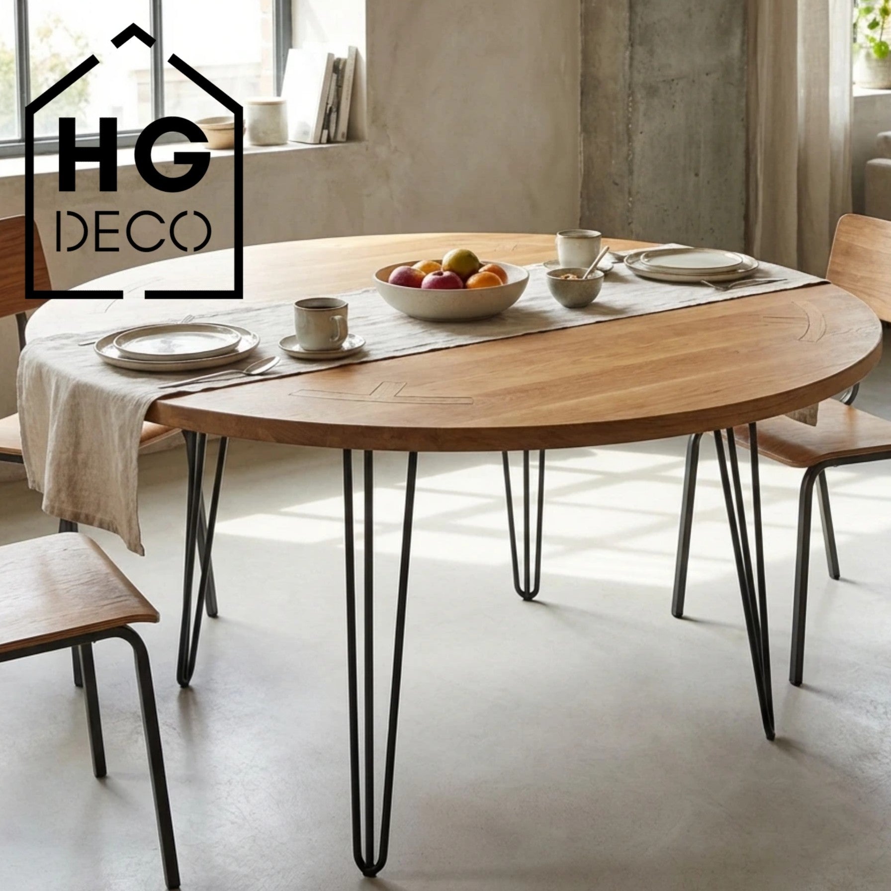 Noga meblowa do stołu biurka konsoli TL70 czarny HGDECO