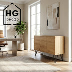 Noga meblowa do komody fotela TL15 czarny HGDECO