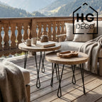 Noga do stolika kawowego ławy DX50 czarny HGDECO