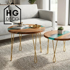 Noga do stolika kawowego ławy DX50 złoty HGDECO