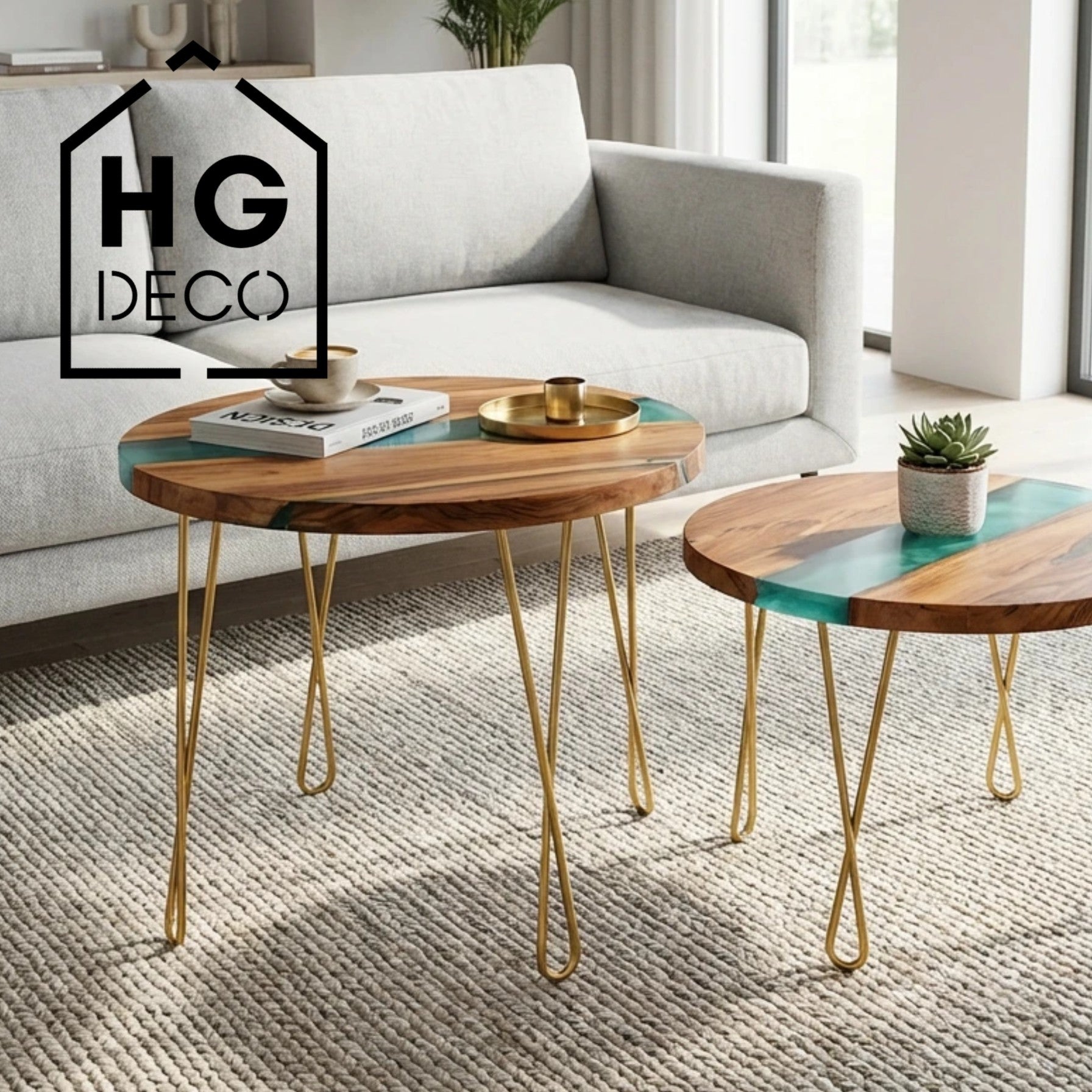 Noga do stolika kawowego ławy DX50 złoty HGDECO