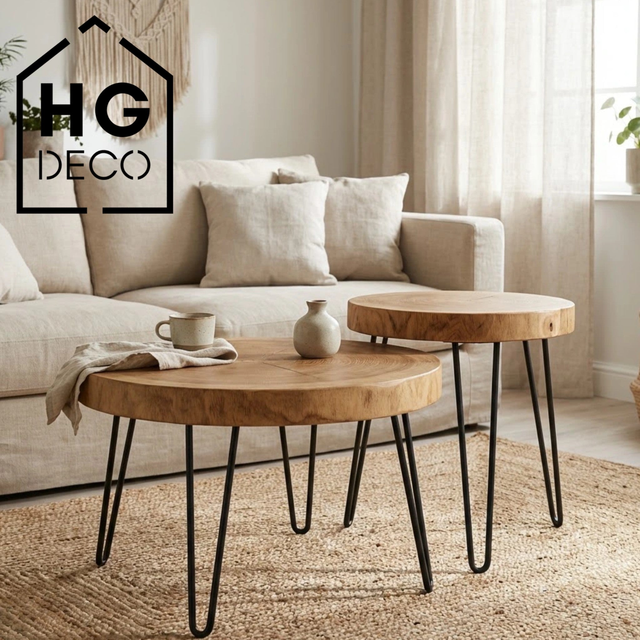 Noga do stolika kawowego DP40 czarny HGDECO