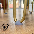 Set of furniture leg pads, grey, 4 pcs. HGDECO