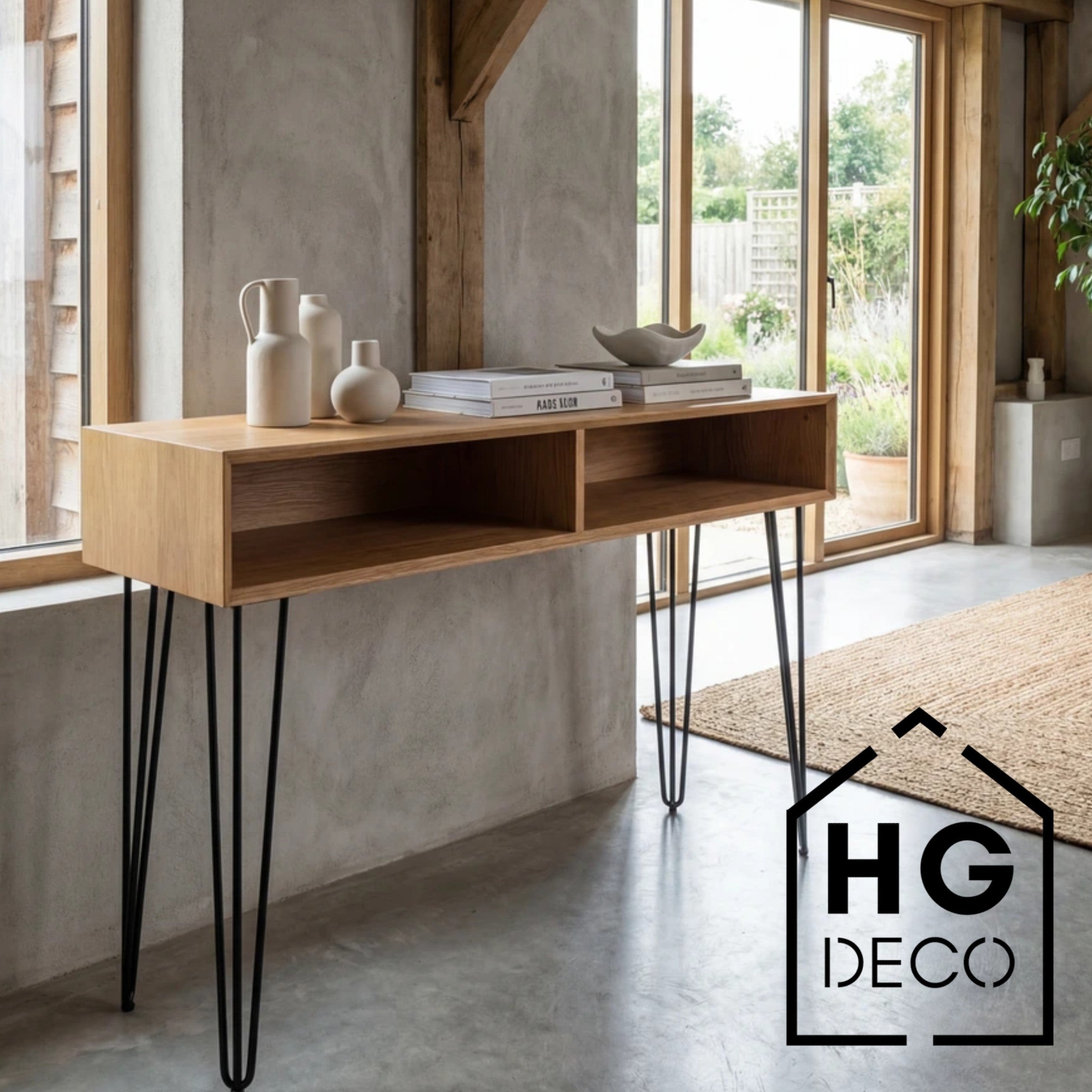 Noga meblowa do stołu biurka konsoli TL80 czarny HGDECO