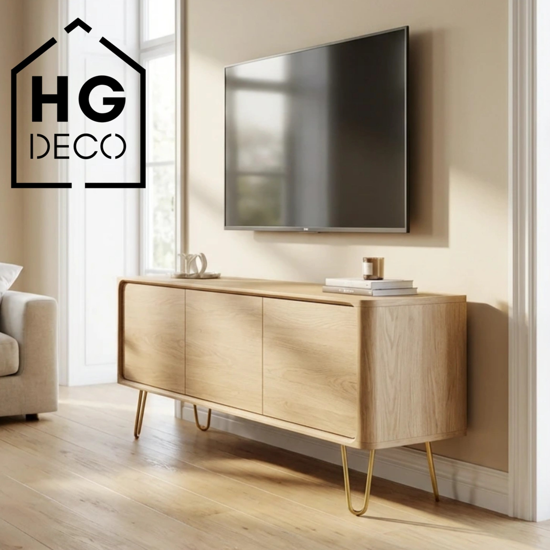 Leg for cabinet dresser ottoman DP25 gold HGDECO