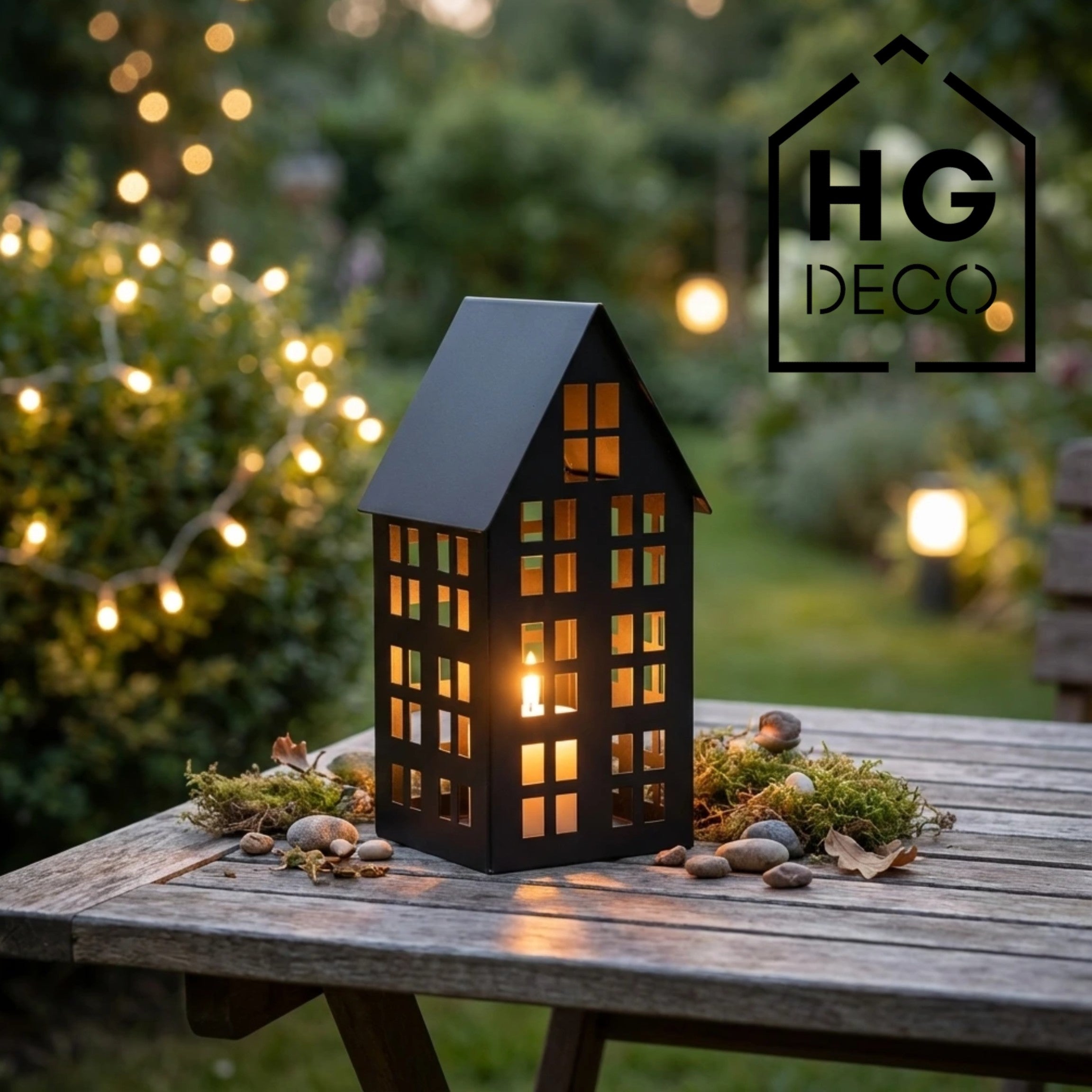 LUMI S black HGDECO house lantern