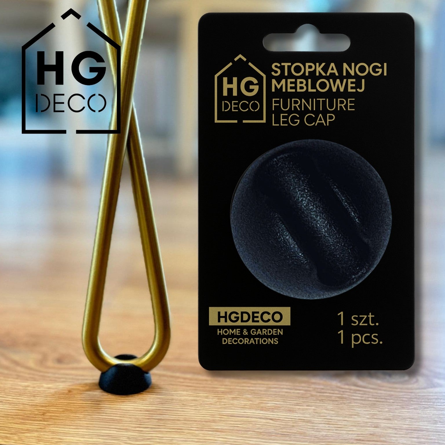 Furniture Leg Pad Black 1 pc. HGDECO