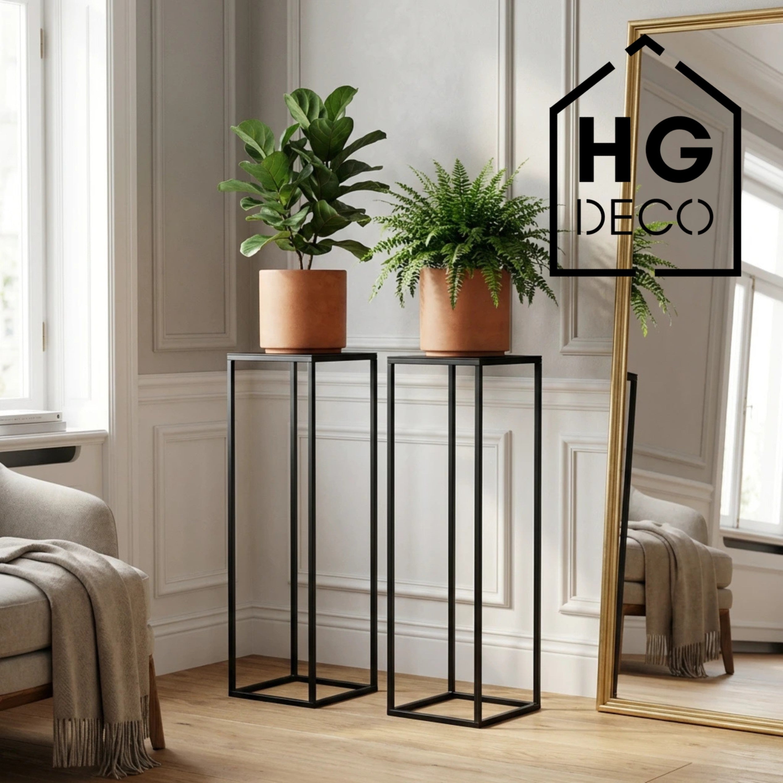 Flower Stand PREMIUM 75 Black HGDECO