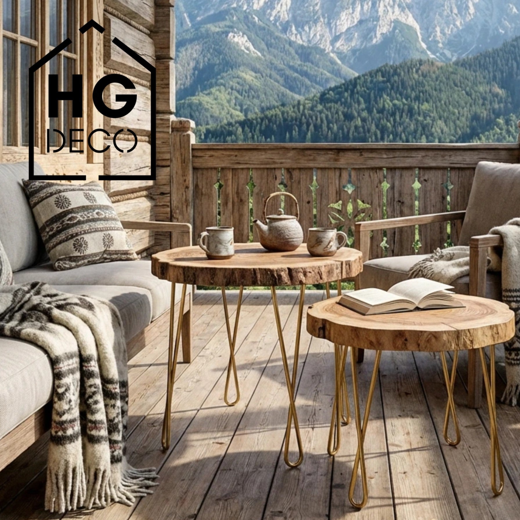 Noga do stolika kawowego ławy DX50 złoty HGDECO