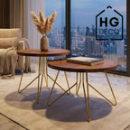 Noga meblowa do stolika kawowego FIN 40 złota HGDECO