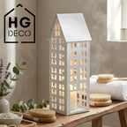 LUMI L House Lantern white HGDECO