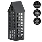 LUMI L black house lantern HGDECO