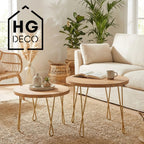 Noga do stolika kawowego DX40 złoty HGDECO