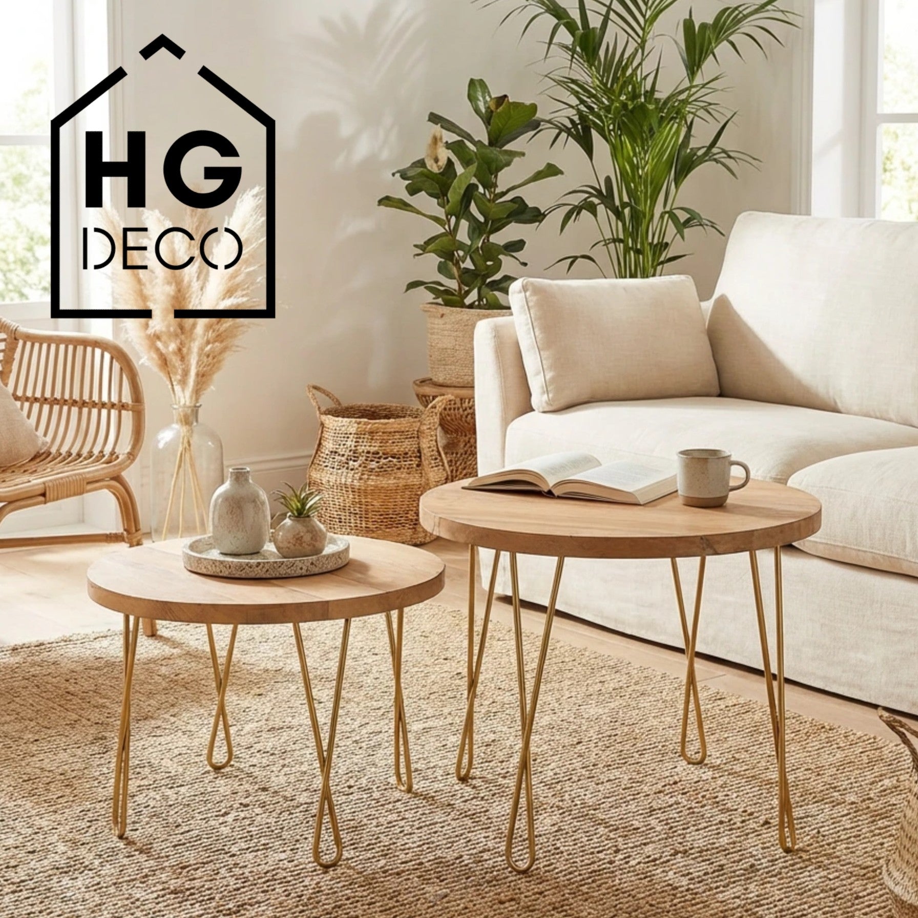 Noga do stolika kawowego DX40 złoty HGDECO