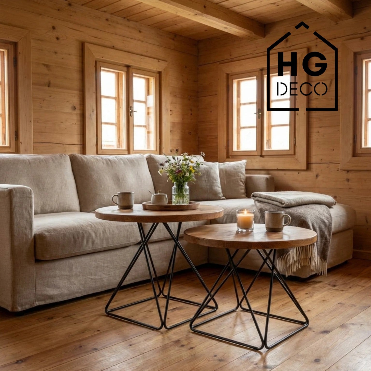 Stelaż do stolika kawowego DIAMOND 40 czarny HGDECO