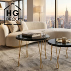 Noga do stolika kawowego ławy DX50 złoty HGDECO