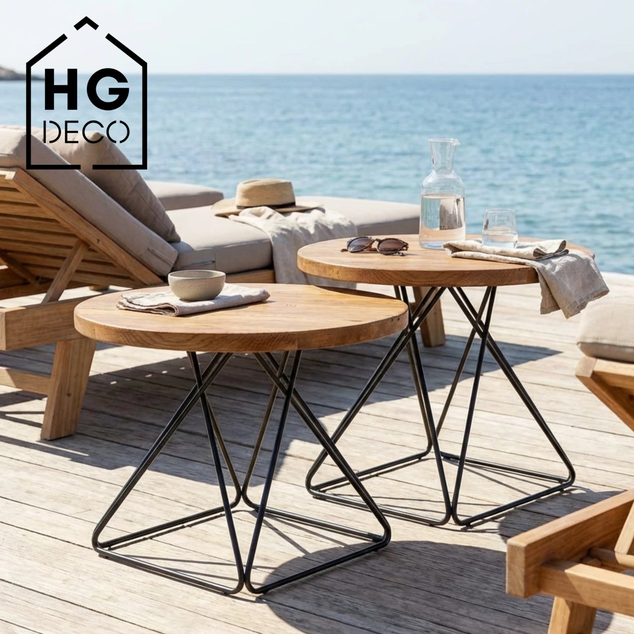 Stelaż do stolika kawowego DIAMOND 50 czarny HGDECO