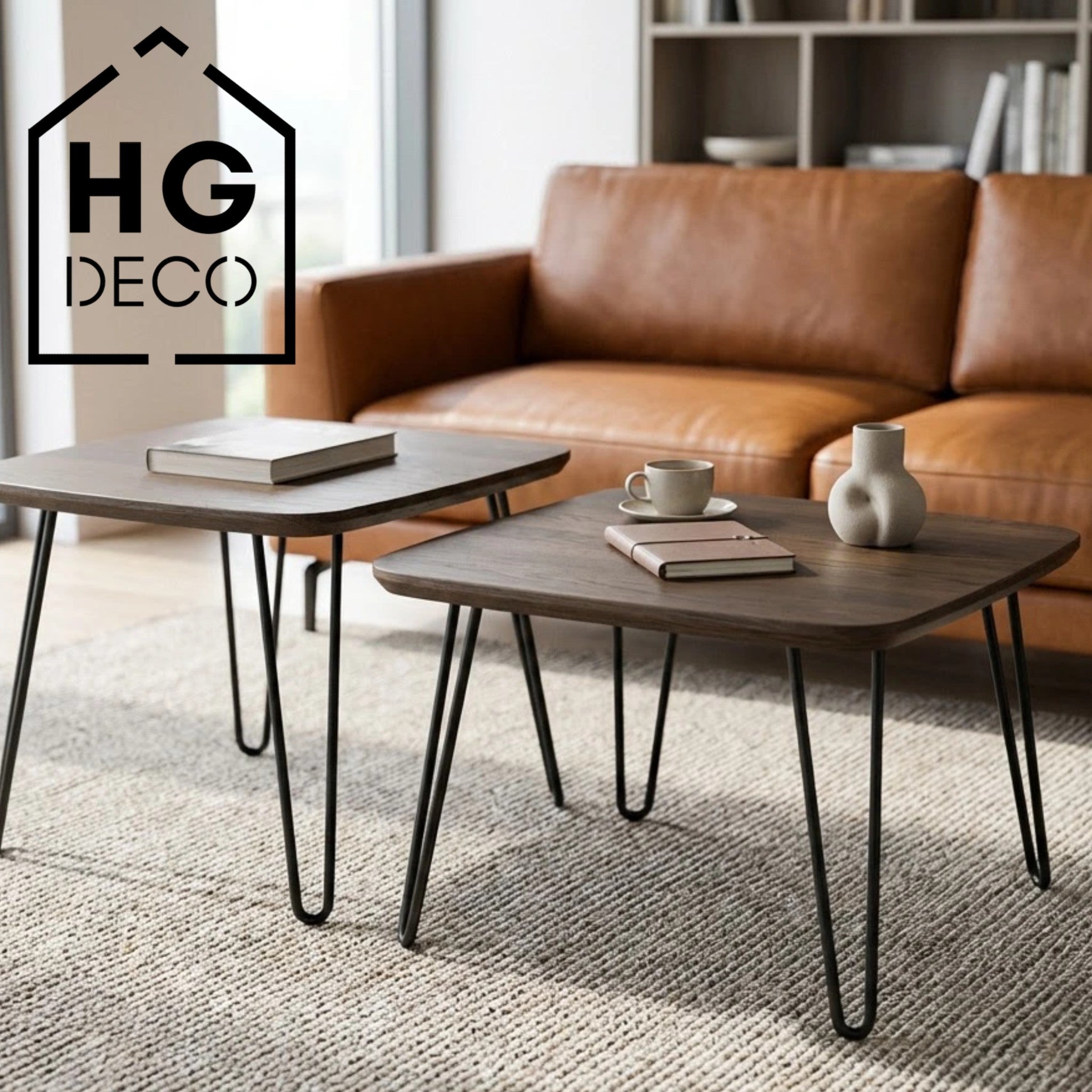 Noga do stolika kawowego DP40 czarny HGDECO