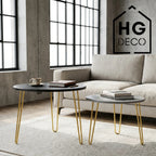 Noga do stolika kawowego DP40 złoty HGDECO