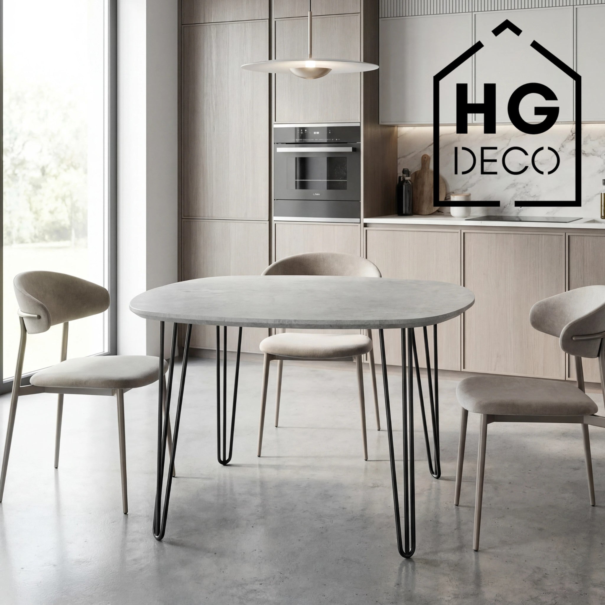 Noga meblowa do stołu biurka konsoli TL80 czarny HGDECO