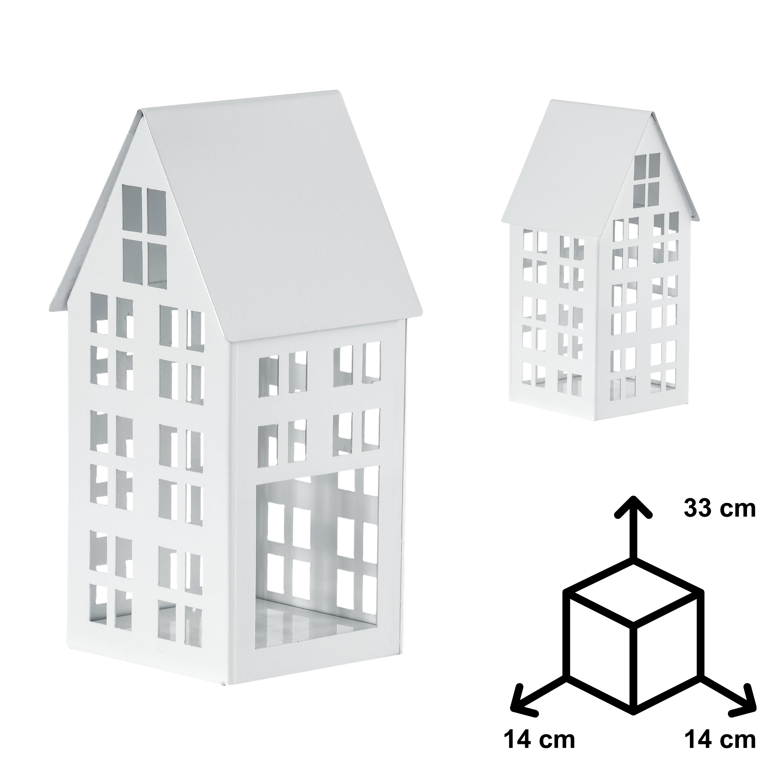 Lampion domek LUMI S biały HGDECO