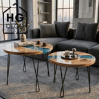 Noga do stolika kawowego ławy DX50 czarny HGDECO