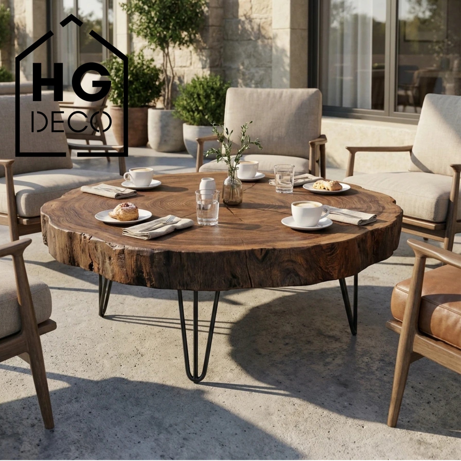 Noga meblowa do szafki pufy TL25 czarny HGDECO