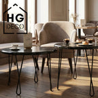 Noga do stolika kawowego DX40 czarny HGDECO