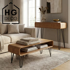 Noga meblowa do szafki pufy TL25 czarny HGDECO