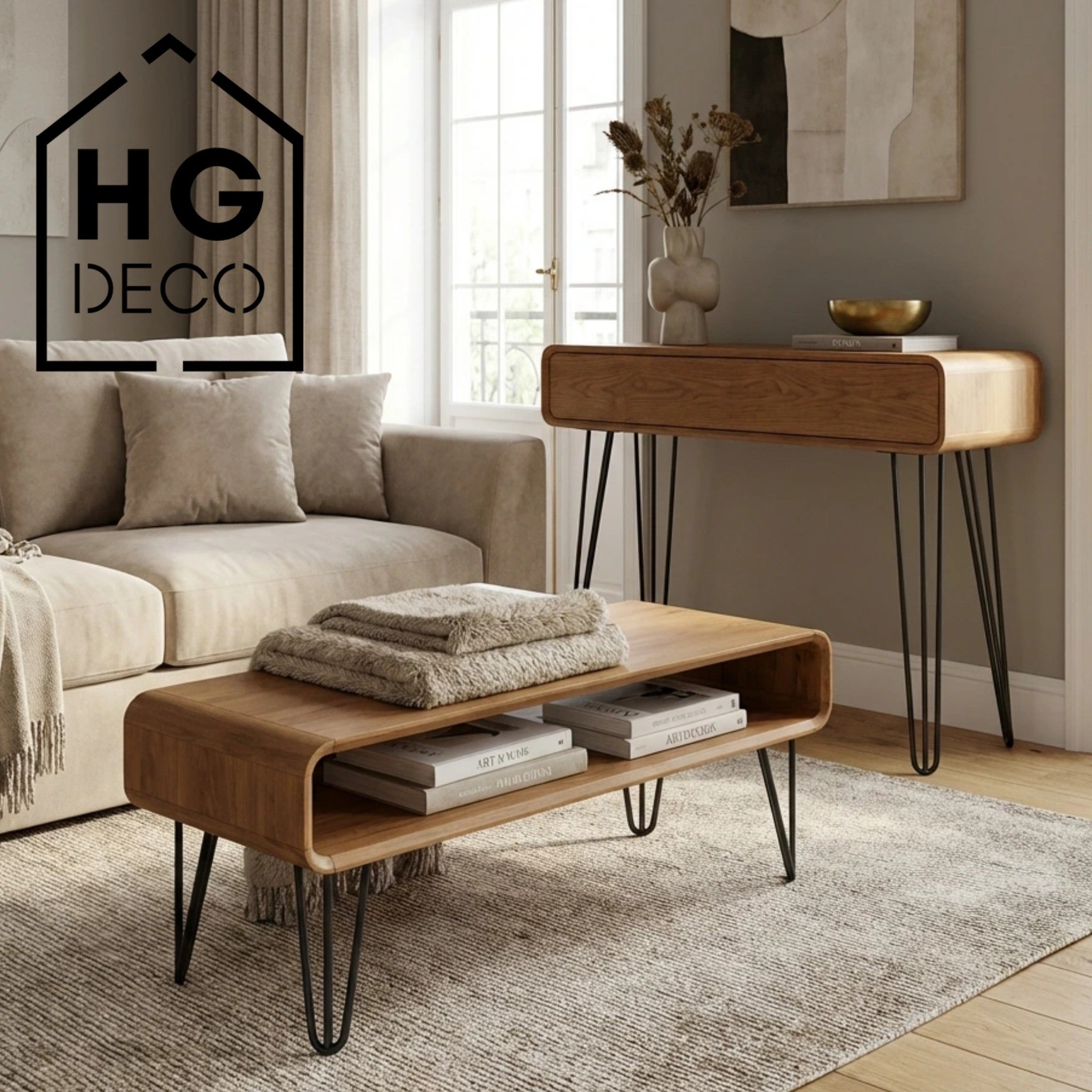 Noga meblowa do szafki pufy TL25 czarny HGDECO