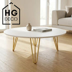 Noga meblowa do szafki pufy TL25 złoty HGDECO