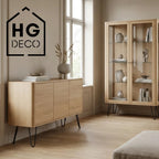 Noga do szafki komody pufy DP25 czarny HGDECO