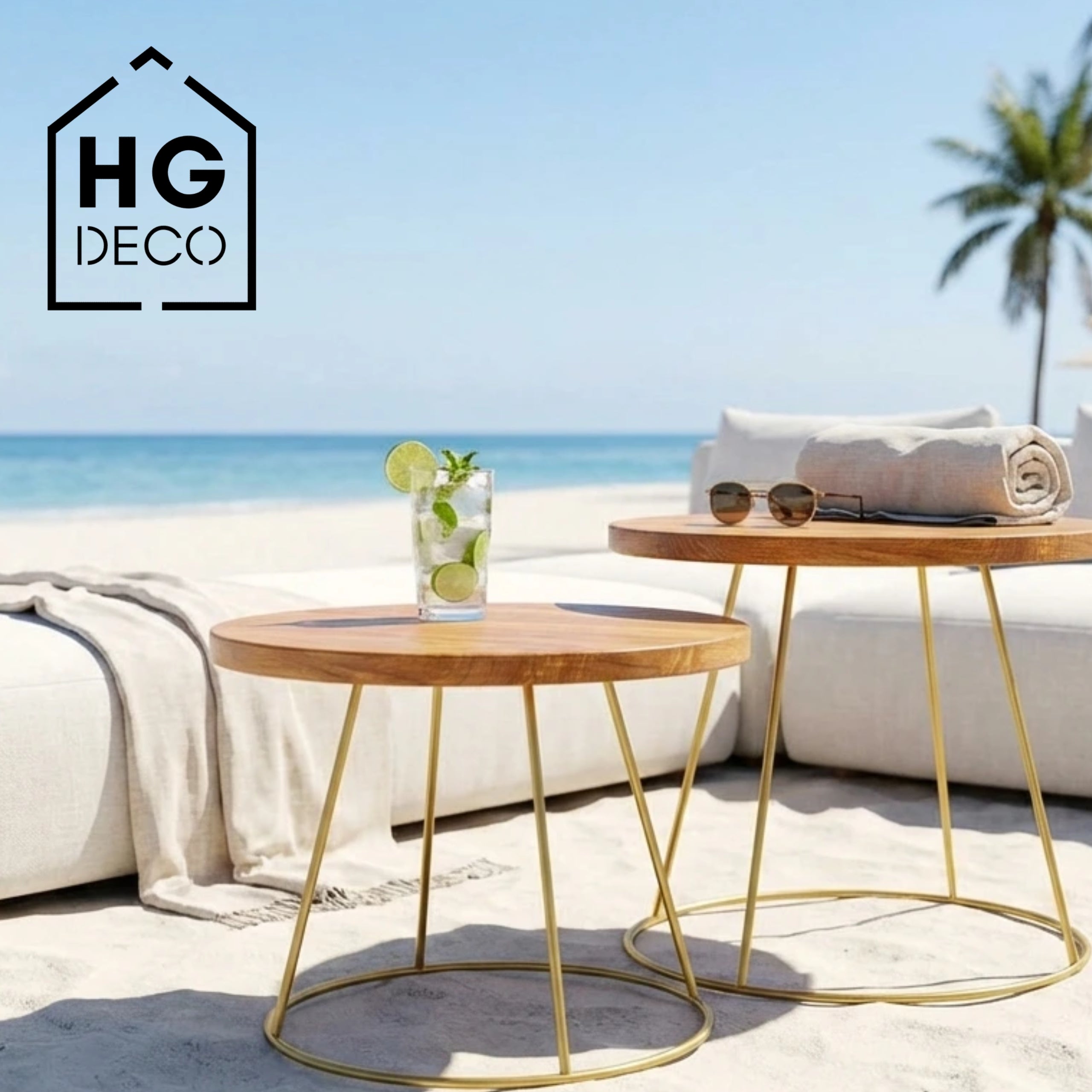 RING 40 cm gold coffee table frame HGDECO