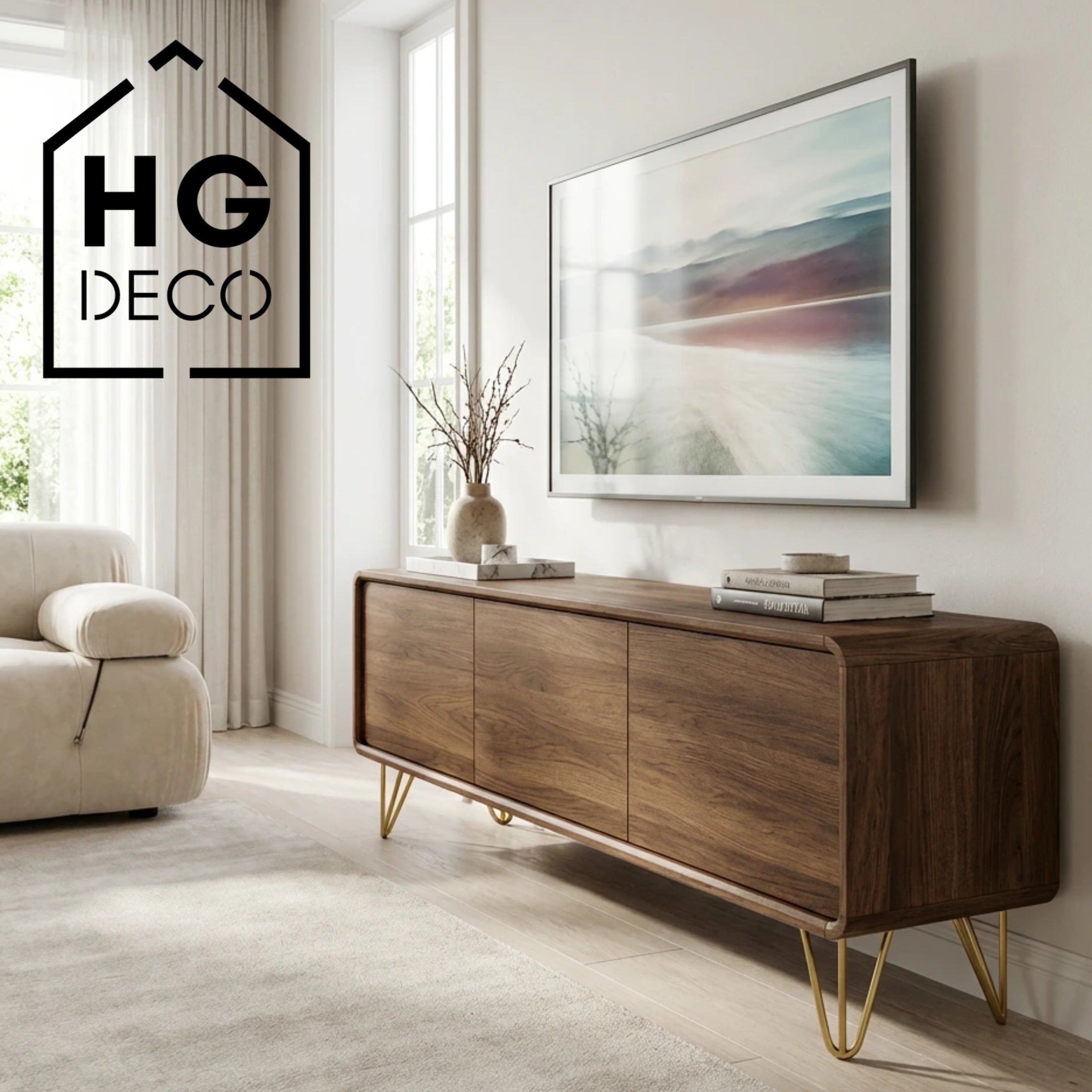 Noga meblowa do komody fotela TL15 złoty HGDECO