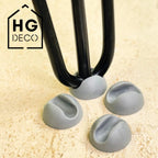 Set of furniture leg pads, grey, 4 pcs. HGDECO