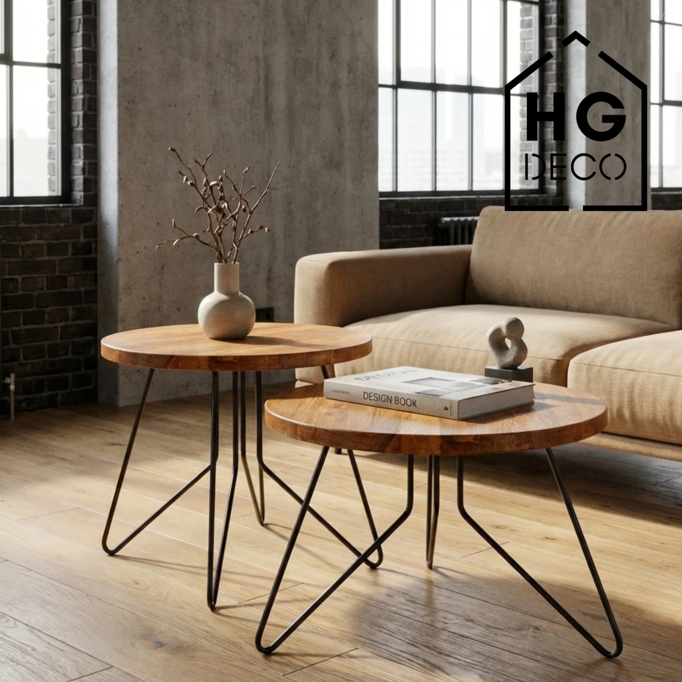 Noga meblowa do stolika kawowego FIN 40 czarny HGDECO