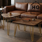 Noga do stolika kawowego ławy TL50 złoty HGDECO