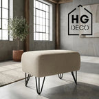 Noga meblowa do szafki pufy TL25 czarny HGDECO