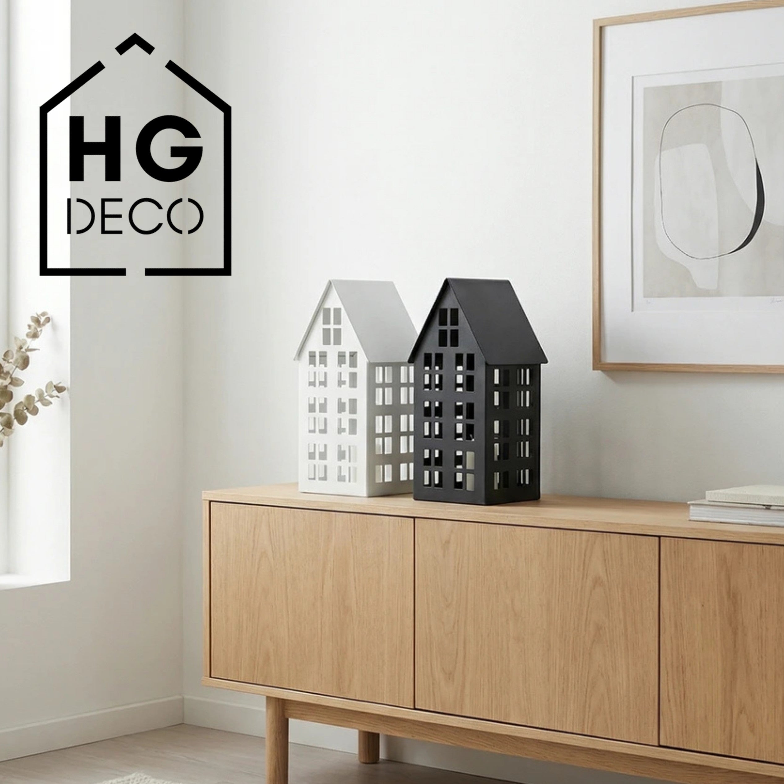 LUMI S House Lantern white HGDECO