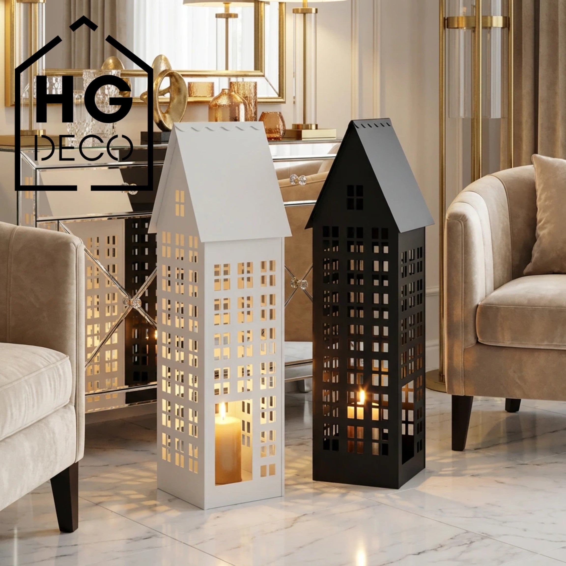 LUMI XXL White House Lantern HGDECO