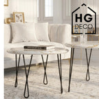 Noga do stolika kawowego DX40 czarny HGDECO